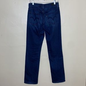 LEVI’S Jeans Mid-Rise Straight Leg Stretchy 5 Pocket Size 8